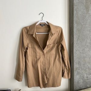 Brown Missguided shirt